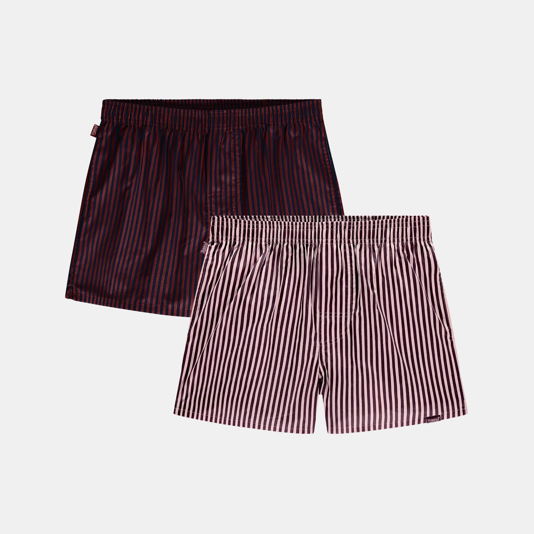 2-Pack Striped Boxers NR/PC