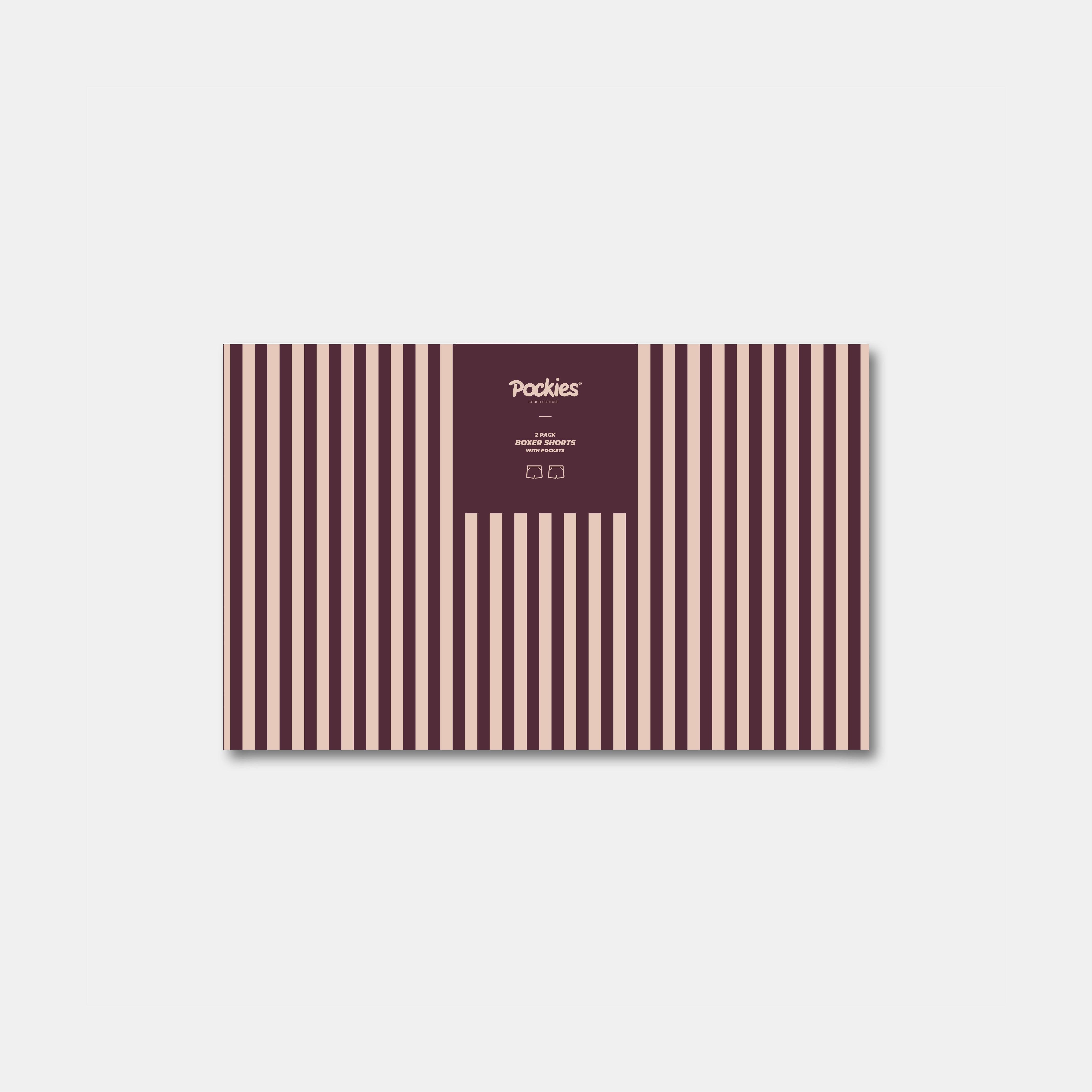 2-Pack Striped Boxers NR/PC