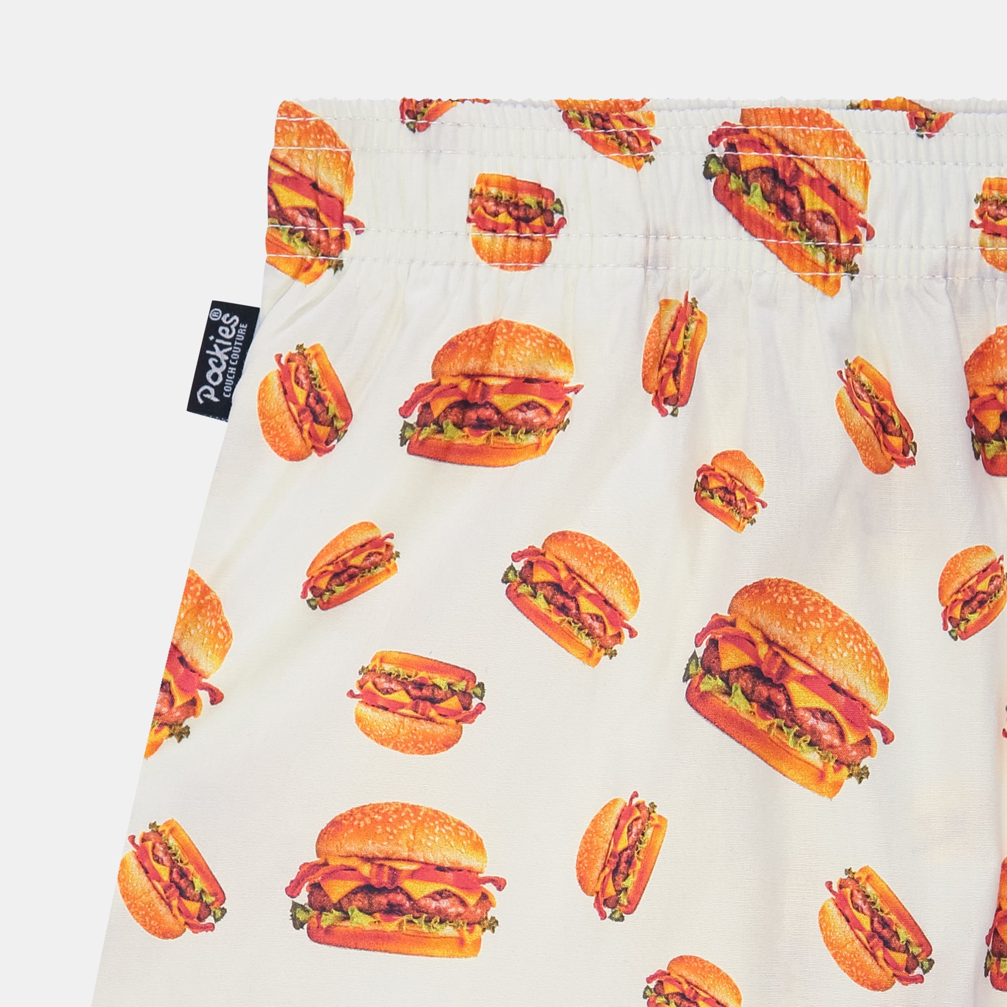 Burger Boxers - White