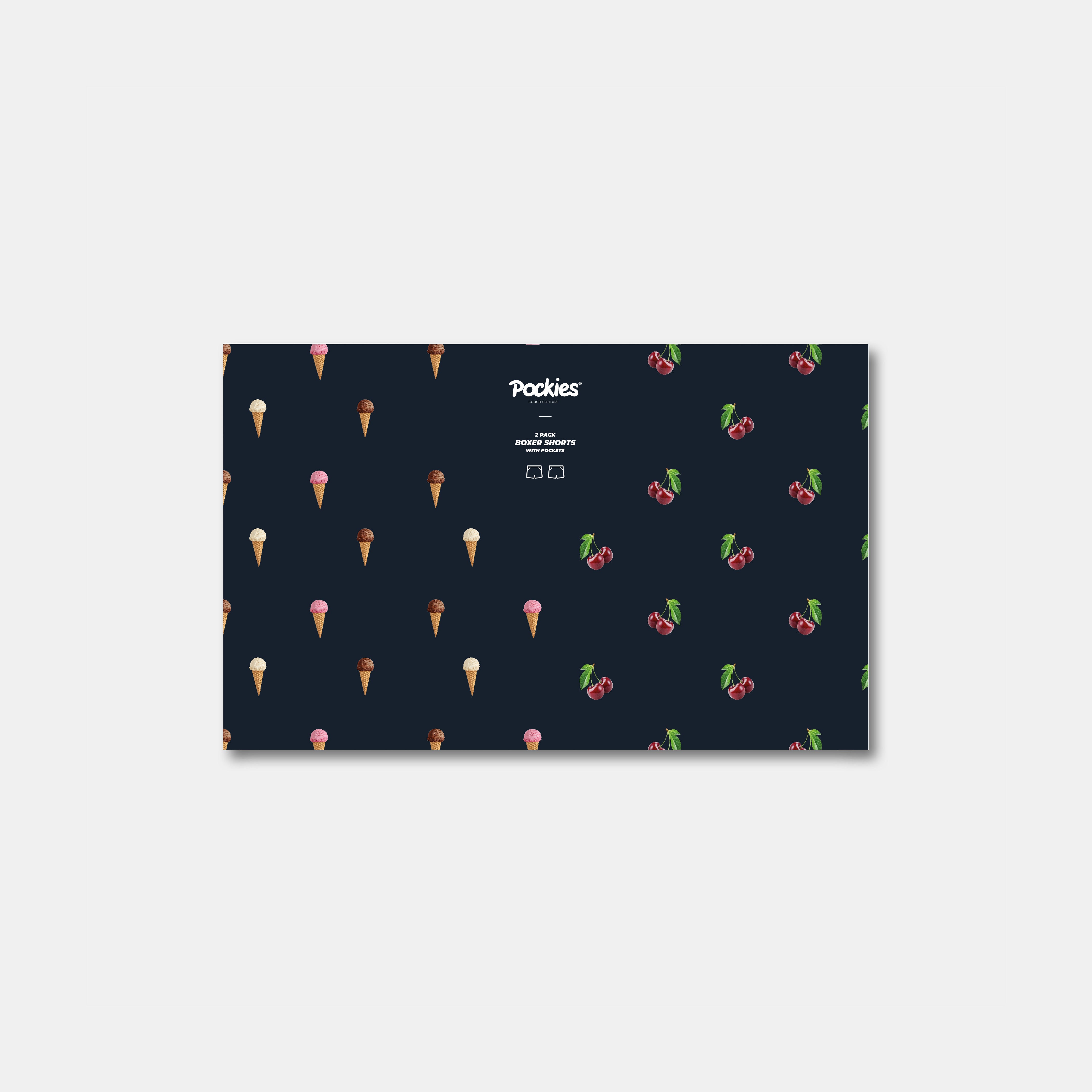 2-pack - Icecream/ Cherry Boxers