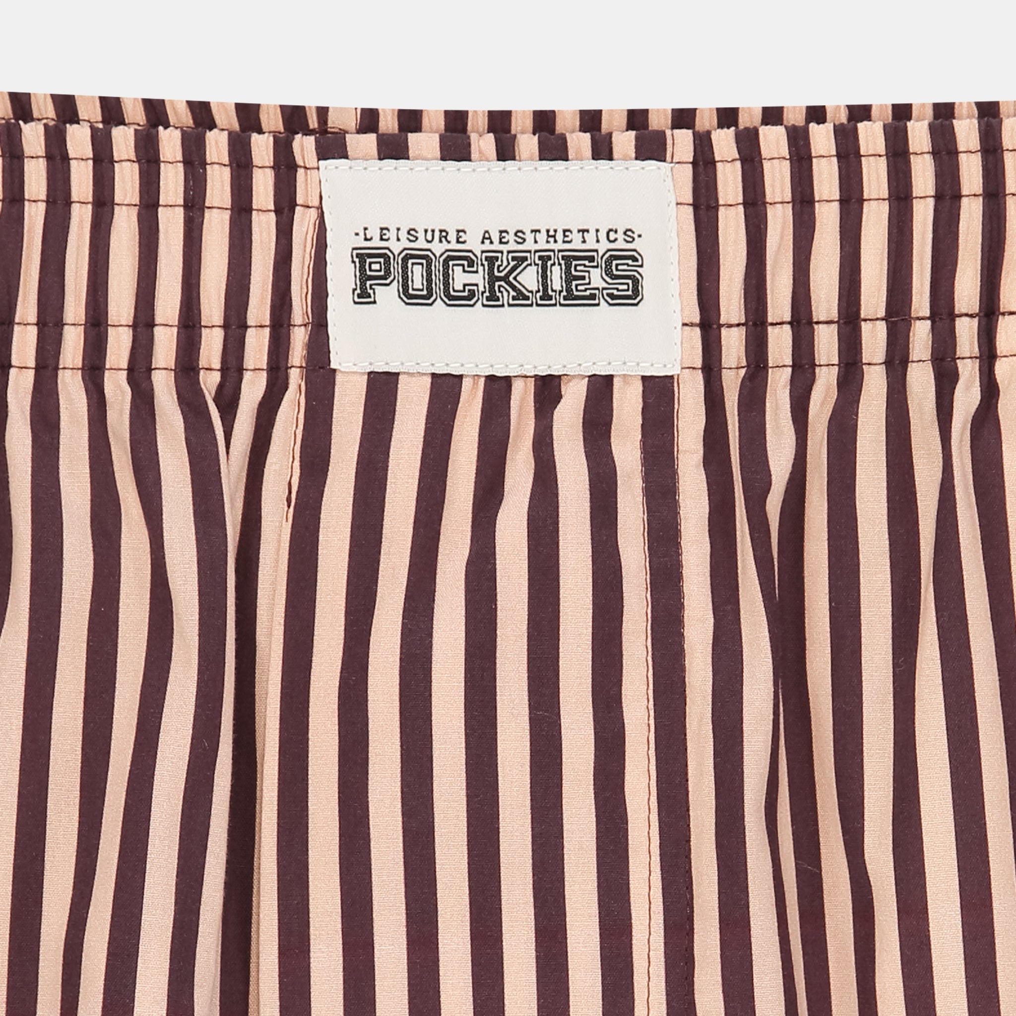 Striped Boyfriend Boxers - Red/Pink