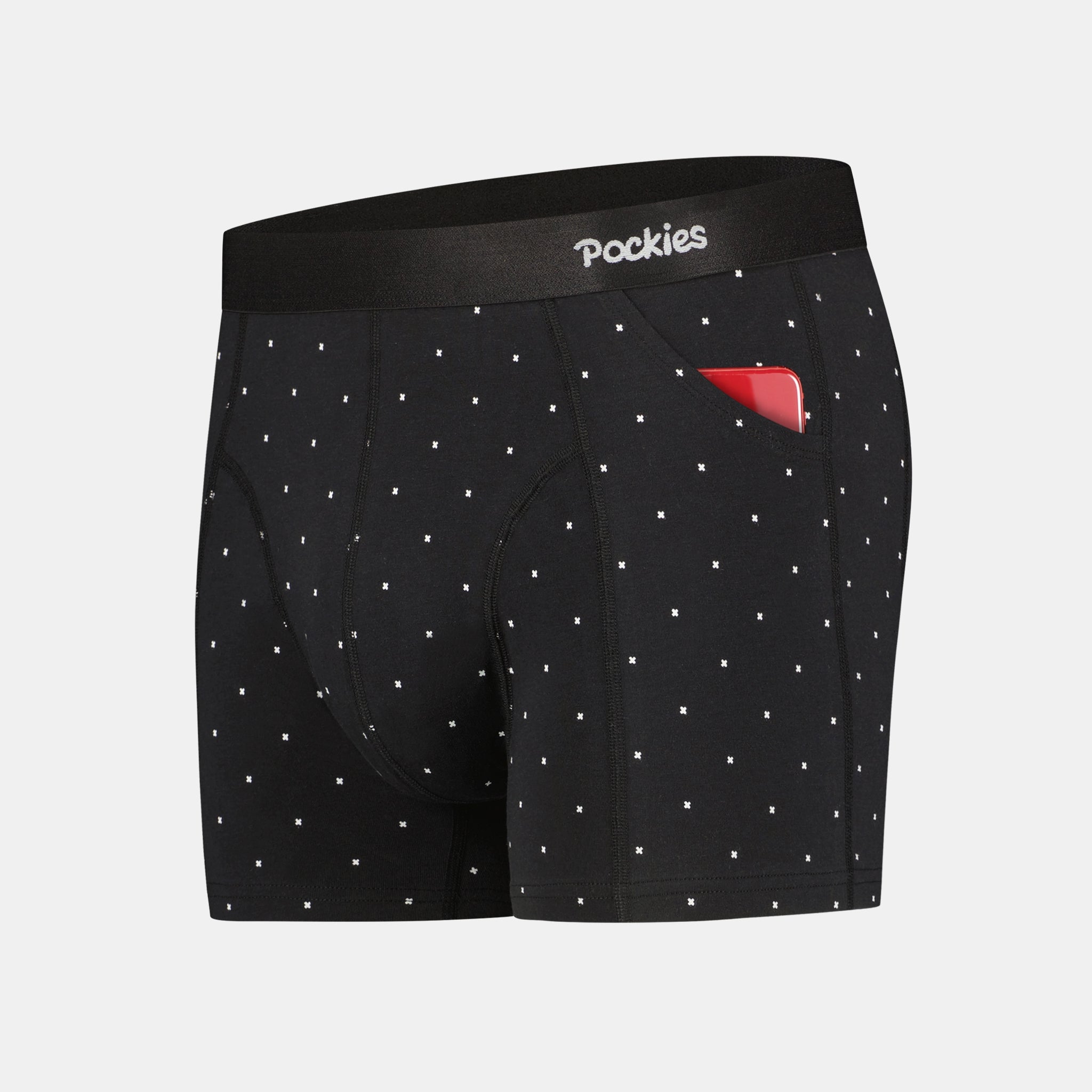 Black X's Boxer Briefs