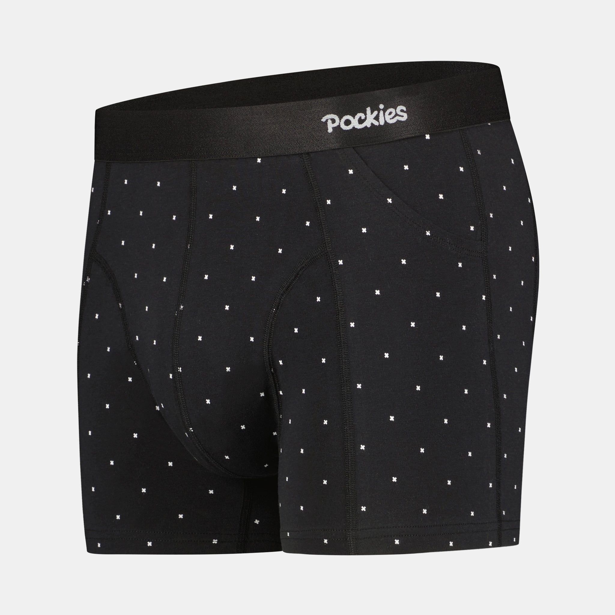 Black X's Boxer Briefs