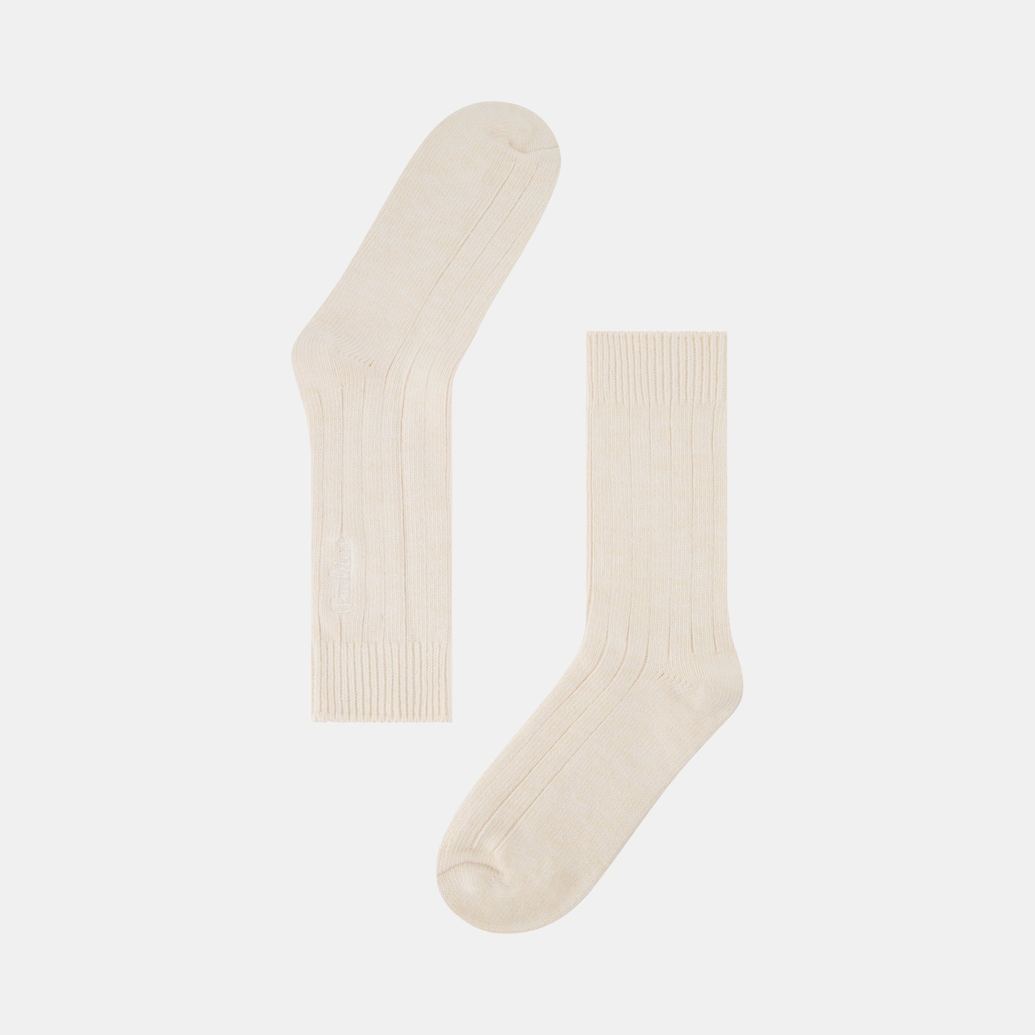 Chunky Off White Socks