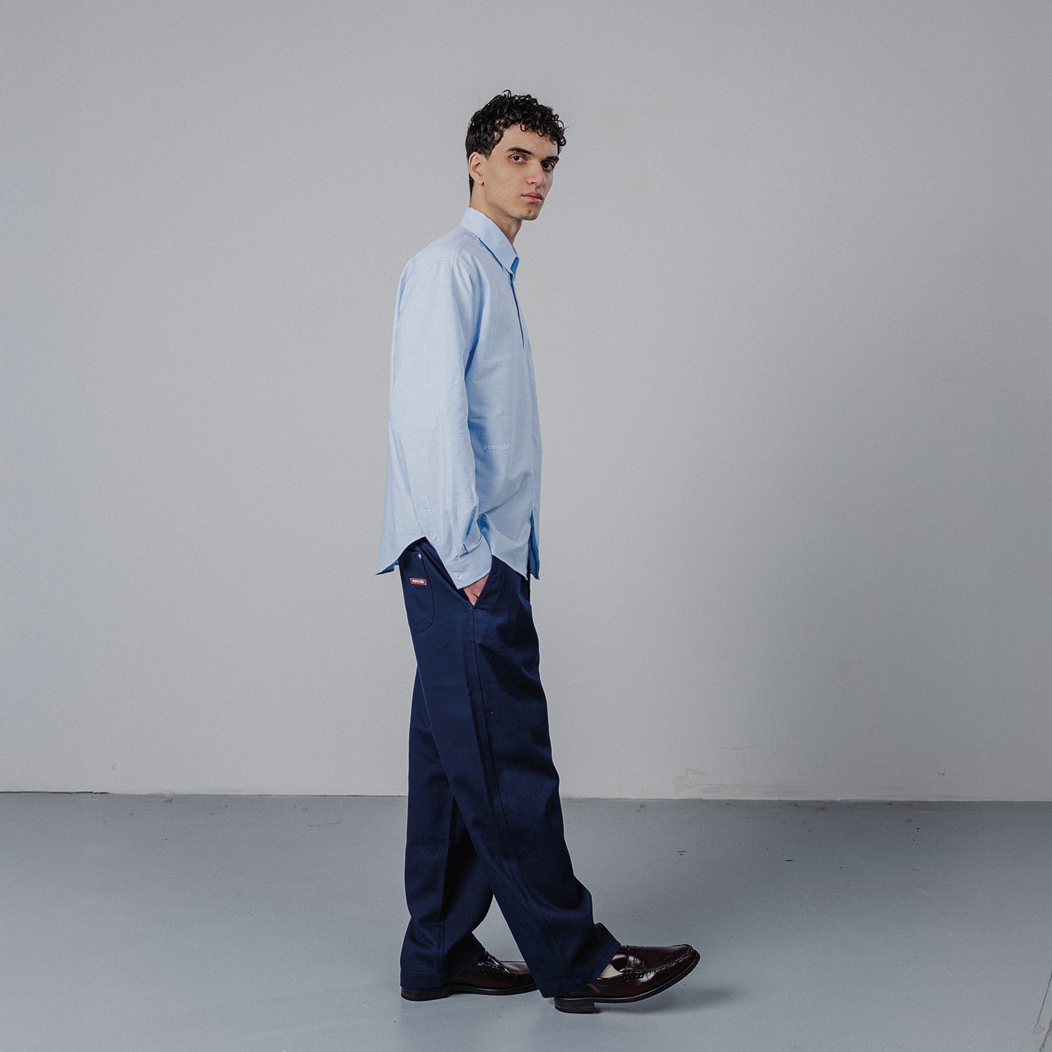 Twill Cottage Trousers - Navy