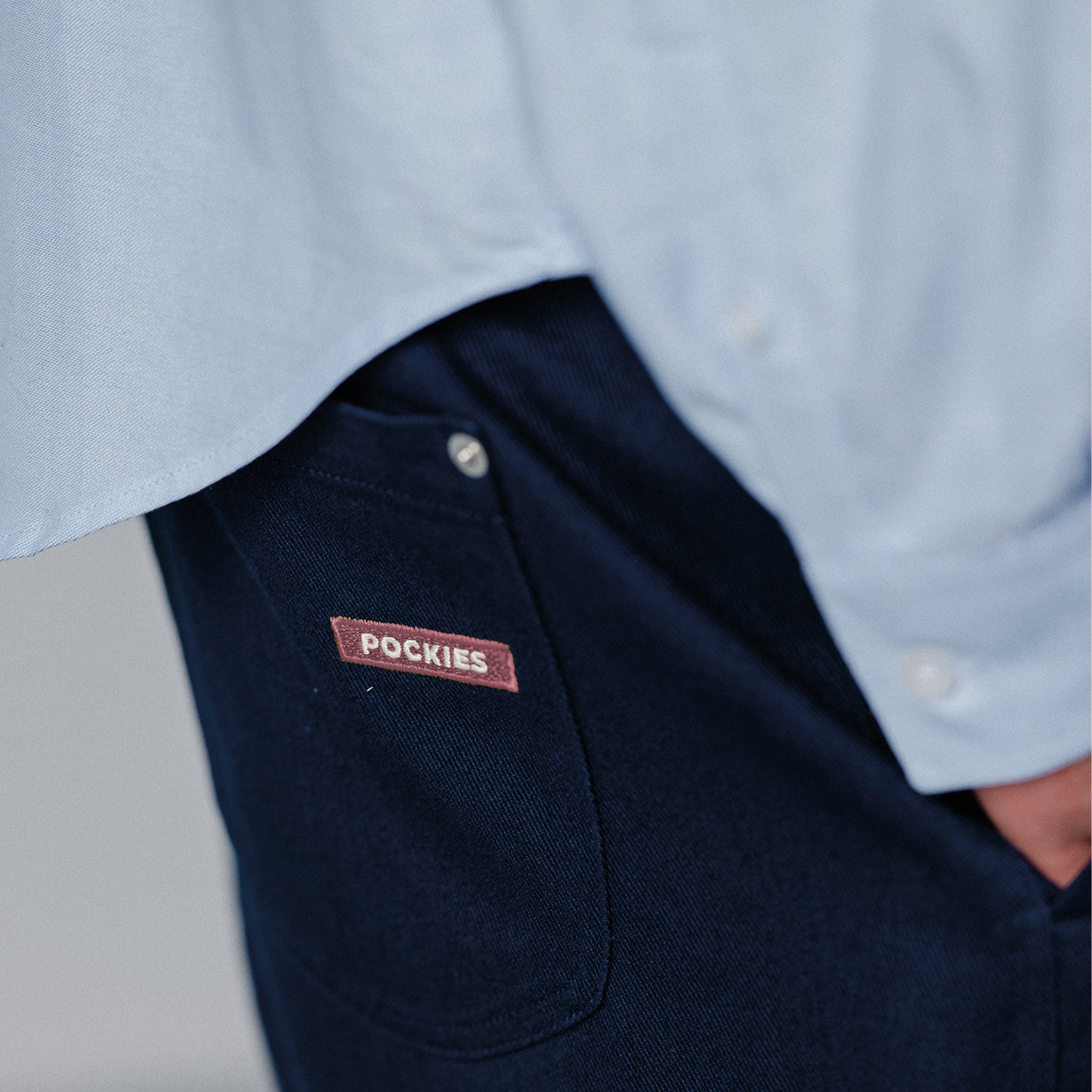 Twill Cottage Trousers - Navy