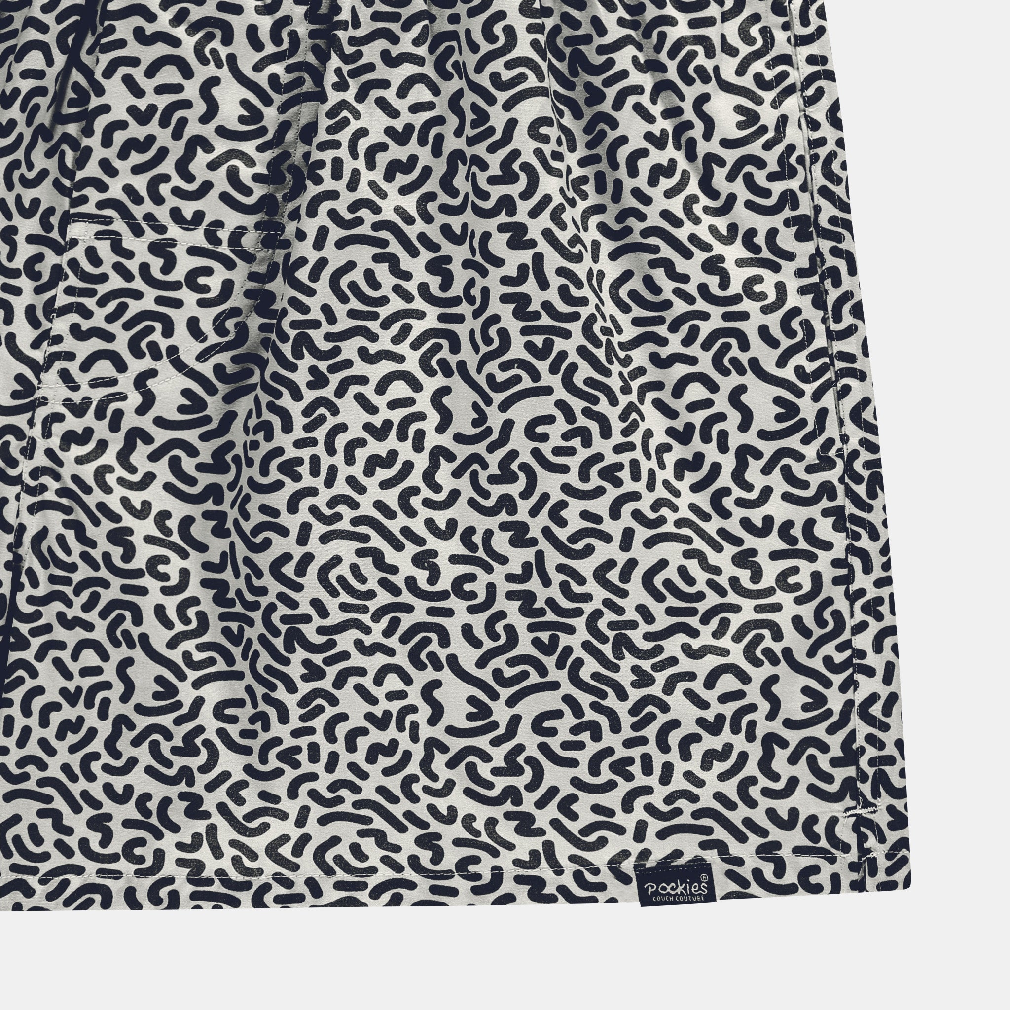 Navy Squiggles