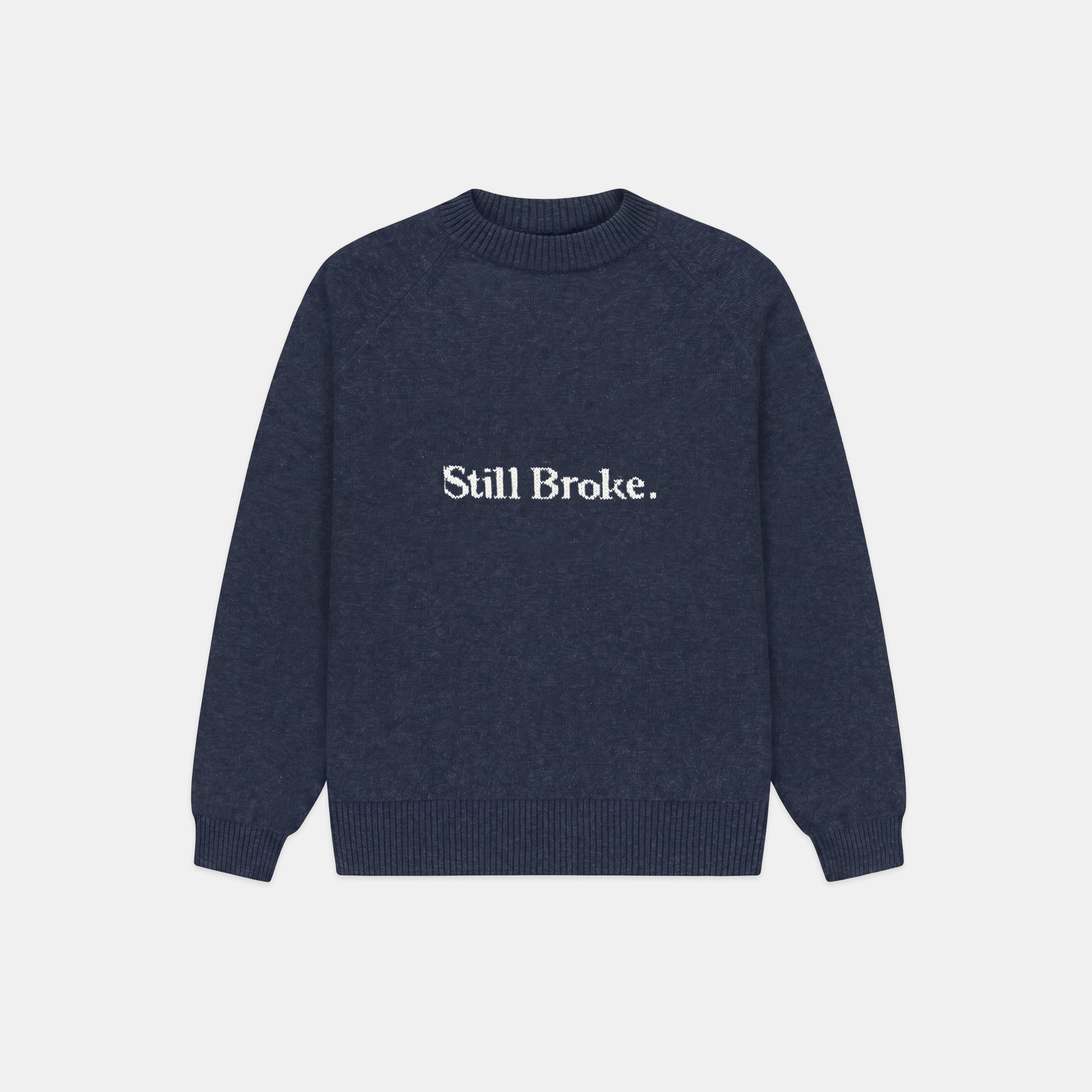 Still Broke Knit - Navy