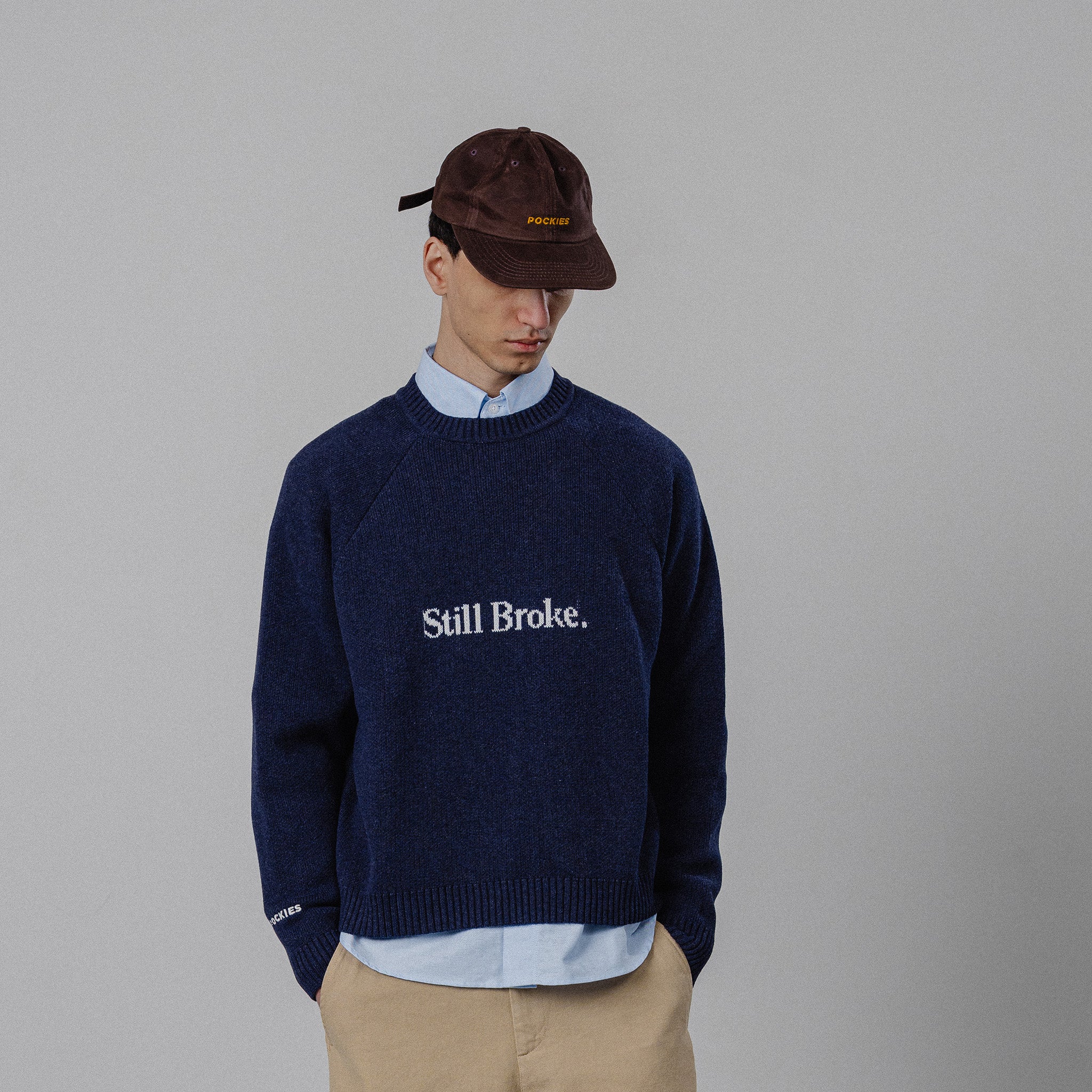Still Broke Knit - Navy