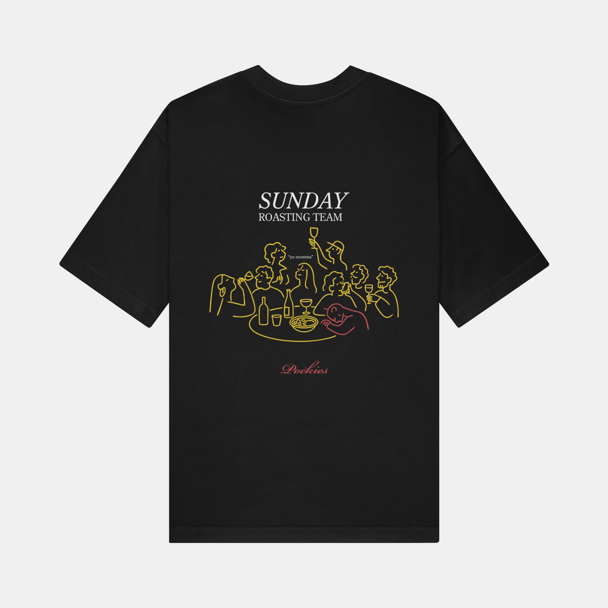 Sunday Roasting Tee - Faux Black