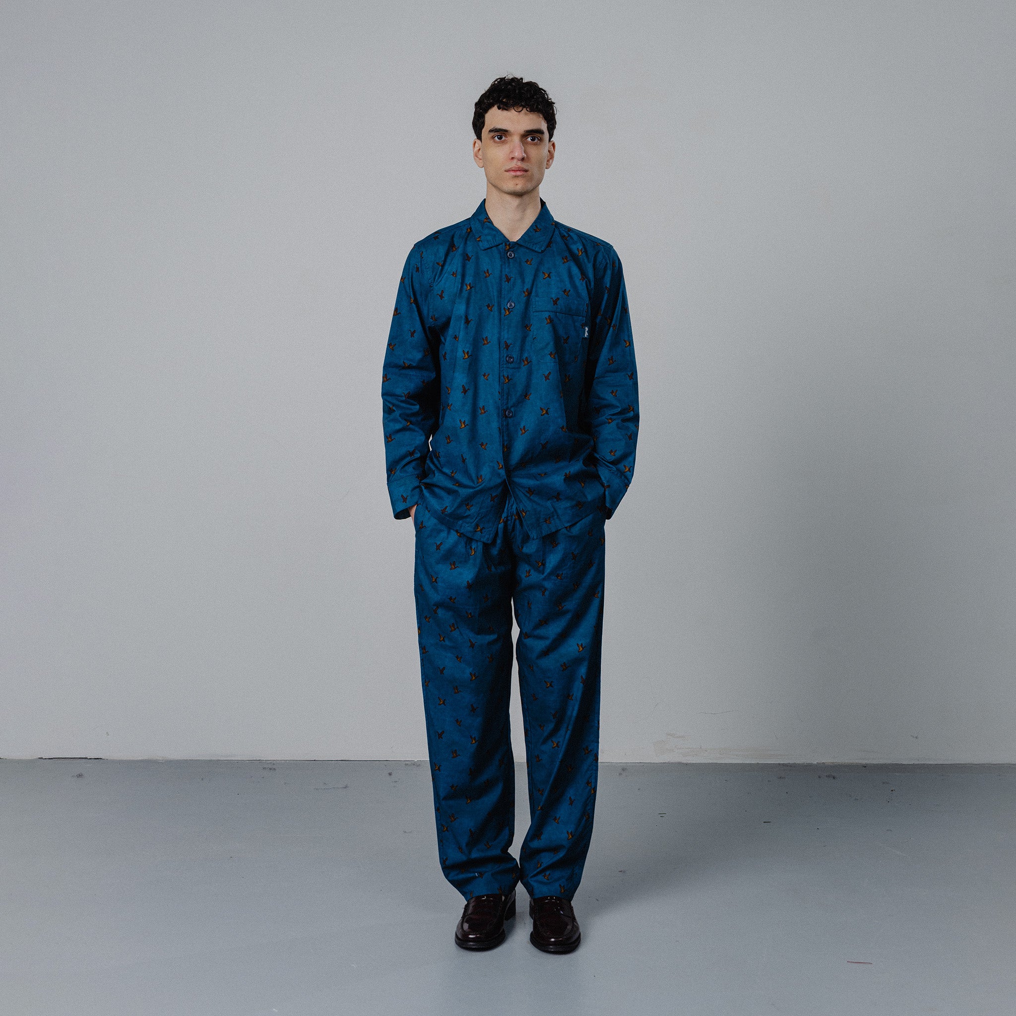 Duck Pyjama Shirt - Blue
