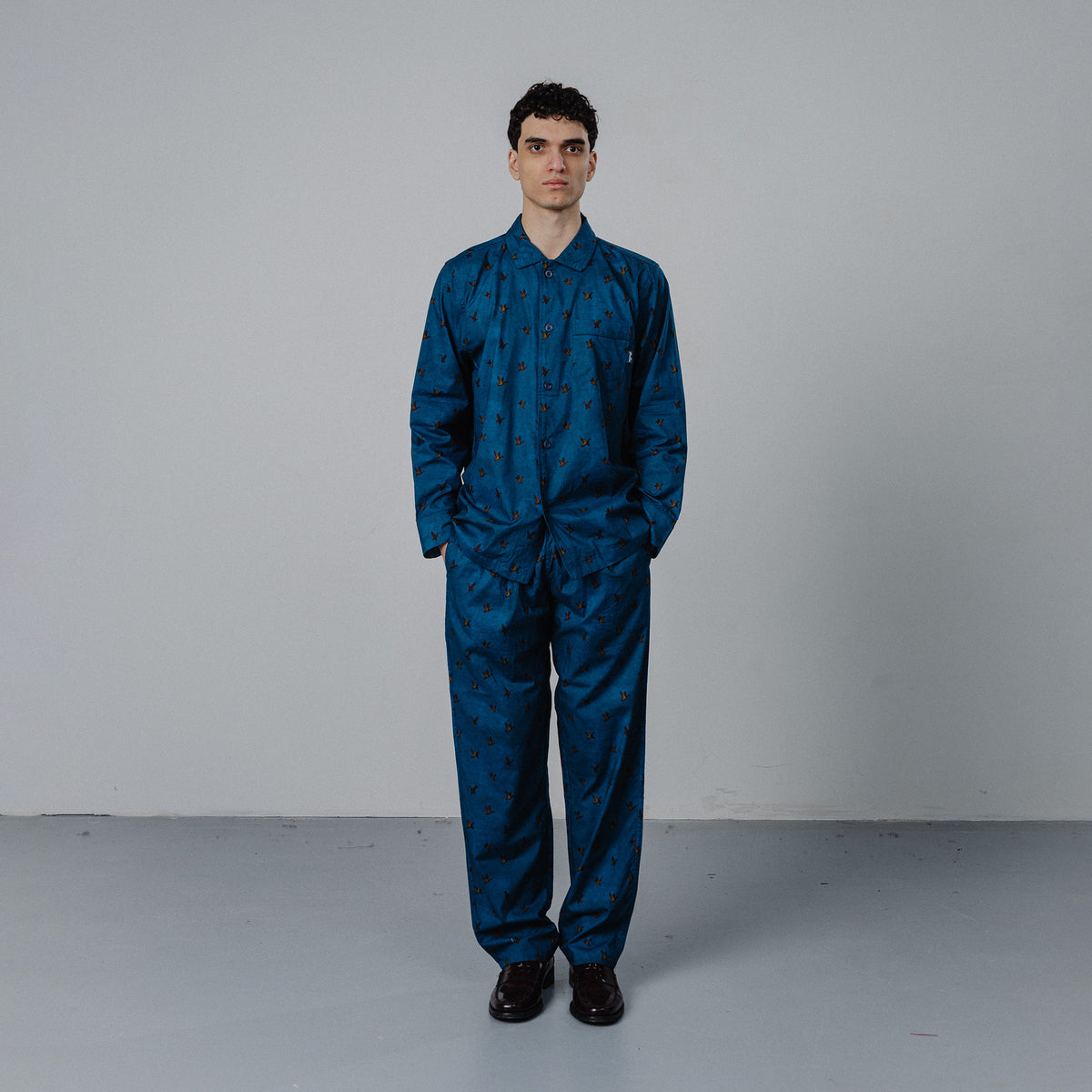 Duck Pyjama Shirt - Blue