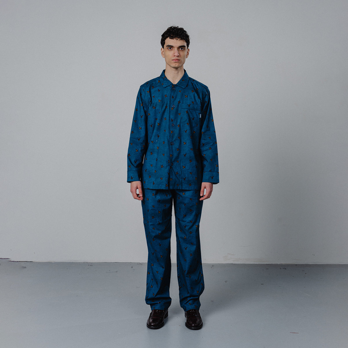 Duck Pyjama Shirt - Blue