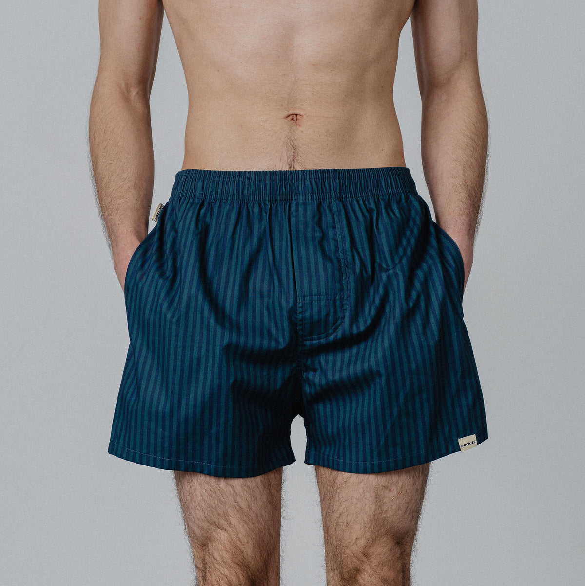 2-Pack Striped Boxers BG/OR