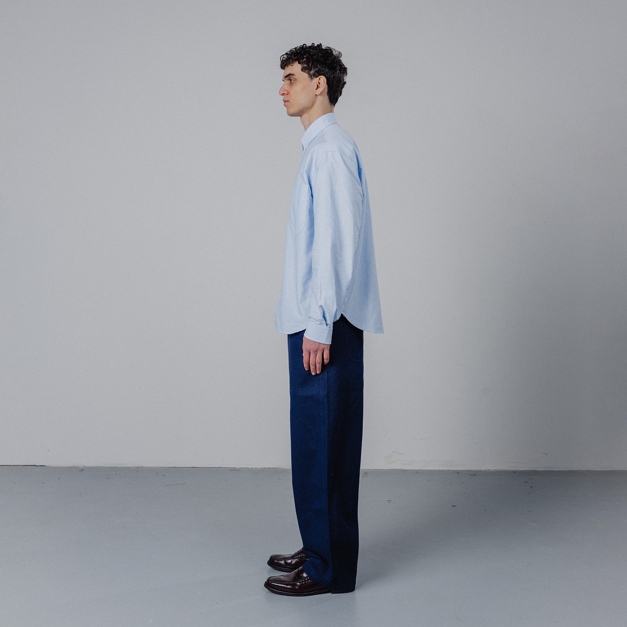 Twill Cottage Trousers - Navy